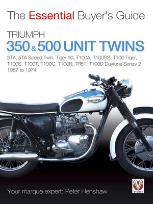 cover image of Triumph 350 & 500 Twins